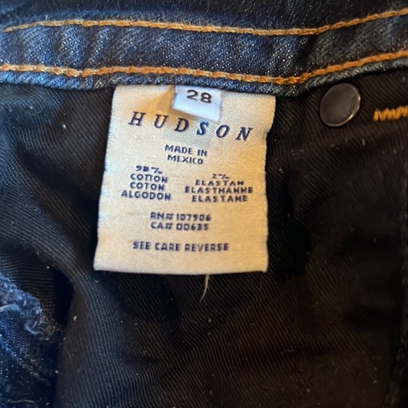 2 Pairs Hudson Jeans Size 28 - Picture 9 of 14